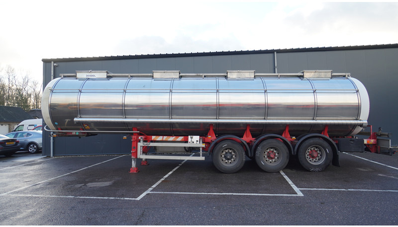 Burg 3 AXLE TANK CHEMIE TRAILER 30.000LTR - Semi-remorque citerne: photos 1 Burg 3 AXLE TANK CHEMIE TRAILER 30.000LTR - Semi-remorque citerne: photos 1