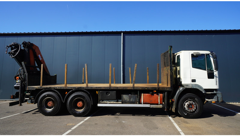 Iveco EUROTRAKKER CURSOR 350 6X4 FLATBED WITH PALFINGER PK 20002 CRANE - Camion grue: photos 4 Iveco EUROTRAKKER CURSOR 350 6X4 FLATBED WITH PALFINGER PK 20002 CRANE - Camion grue: photos 4