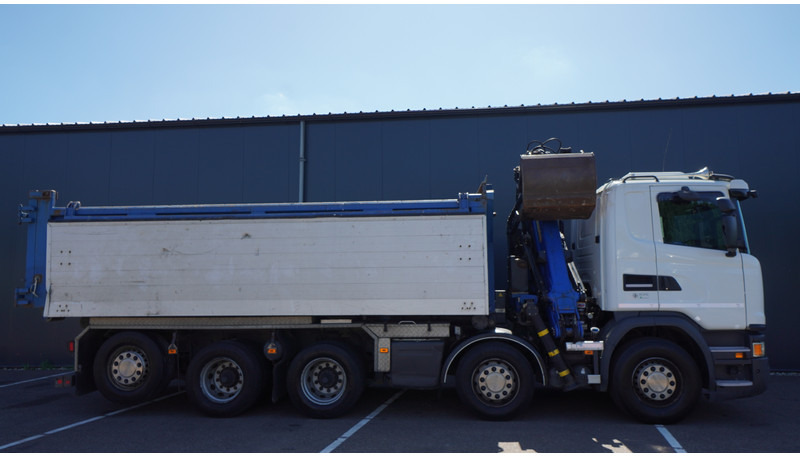 Scania G 490 10X4 CABLE SYSTEM TRUCK WITH PALFINGER Q180Z95TR CRANE - Camion grue: photos 4 Scania G 490 10X4 CABLE SYSTEM TRUCK WITH PALFINGER Q180Z95TR CRANE - Camion grue: photos 4