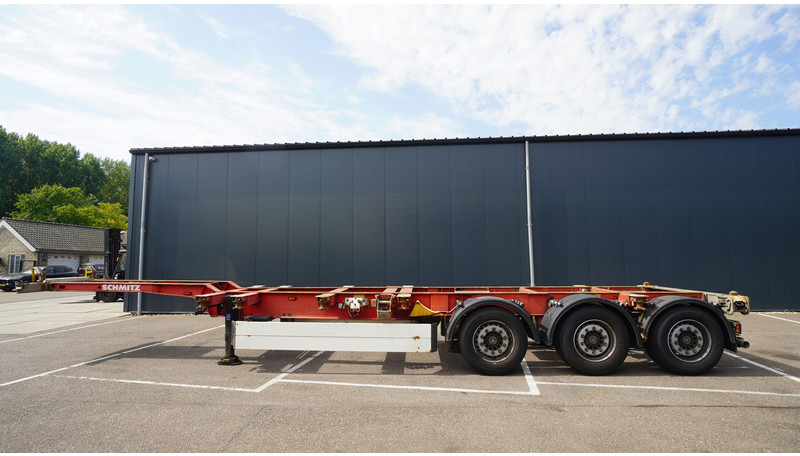 Schmitz Cargobull 3 AXLE CONTAINER TRANSPORT TRAILER EXTENDABLE 45 FT - Semi-remorque porte-conteneur/ Caisse mobile: photos 1 Schmitz Cargobull 3 AXLE CONTAINER TRANSPORT TRAILER EXTENDABLE 45 FT - Semi-remorque porte-conteneur/ Caisse mobile: photos 1