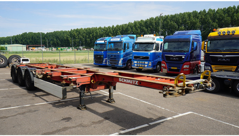 Schmitz Cargobull 3 AXLE CONTAINER TRANSPORT TRAILER EXTENDABLE 45 FT - Semi-remorque porte-conteneur/ Caisse mobile: photos 3 Schmitz Cargobull 3 AXLE CONTAINER TRANSPORT TRAILER EXTENDABLE 45 FT - Semi-remorque porte-conteneur/ Caisse mobile: photos 3
