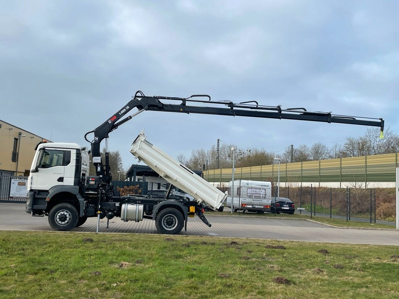 MAN TGS 18.400 TG3 4x4 Euro6e Hiab X-HiDuo 138DS-4 - Camion benne, Camion grue: photos 2 MAN TGS 18.400 TG3 4x4 Euro6e Hiab X-HiDuo 138DS-4 - Camion benne, Camion grue: photos 2