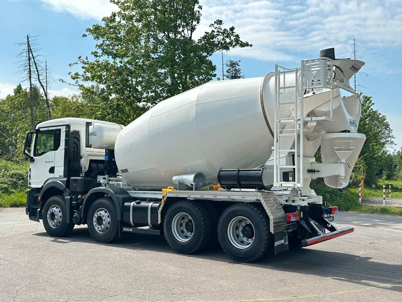 MAN TGS 32.440 8x4 / Euromix MTP EM 9 L - Camion malaxeur: photos 5 MAN TGS 32.440 8x4 / Euromix MTP EM 9 L - Camion malaxeur: photos 5