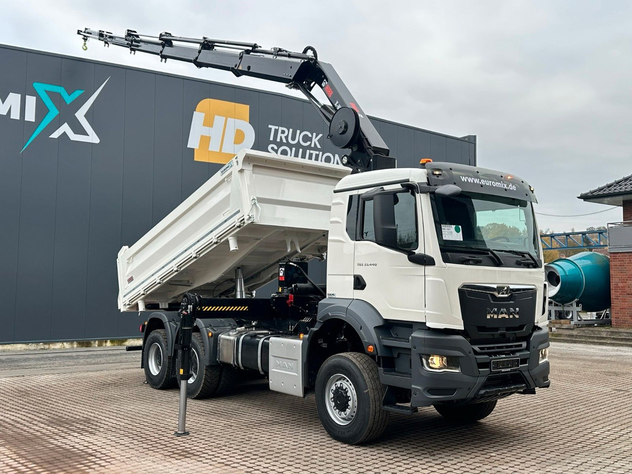 Camion benne, Camion grue MAN TGS 33.440 6x6 /3-Seiten- Kipper / Kran HIAB 302: photos 9
