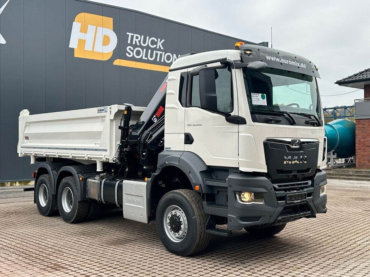 Camion benne, Camion grue MAN TGS 33.440 6x6 /3-Seiten- Kipper / Kran HIAB 302: photos 8