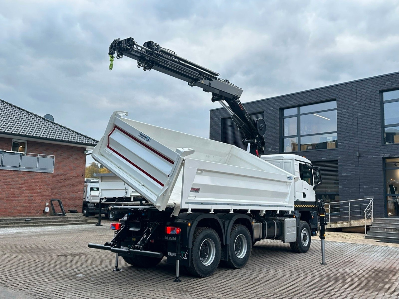 Camion benne, Camion grue MAN TGS 33.440 6x6 /3-Seiten- Kipper / Kran HIAB 302: photos 20