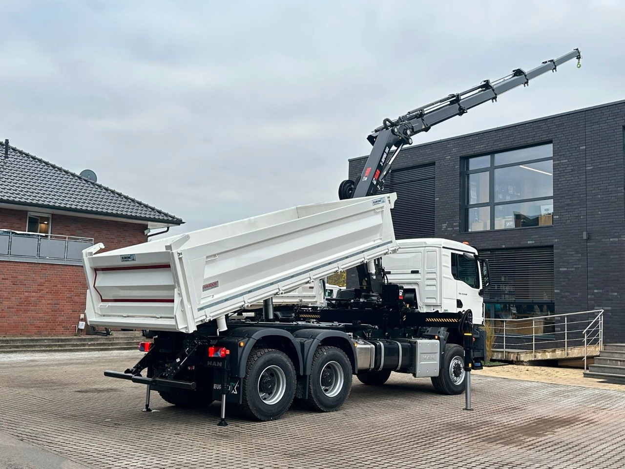 Camion benne, Camion grue MAN TGS 33.440 6x6 /3-Seiten- Kipper / Kran HIAB 302: photos 14