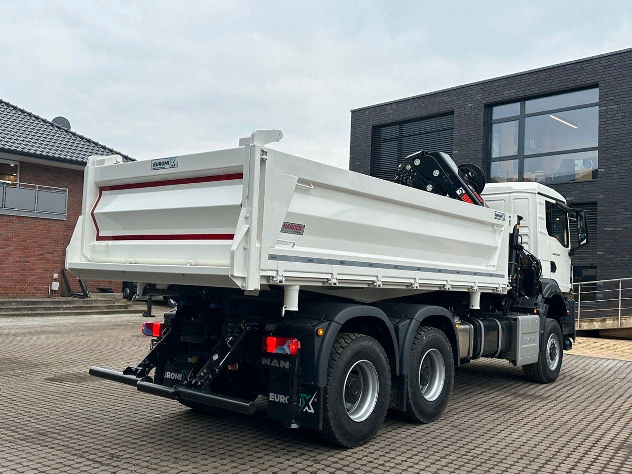 Camion benne, Camion grue MAN TGS 33.440 6x6 /3-Seiten- Kipper / Kran HIAB 302: photos 6