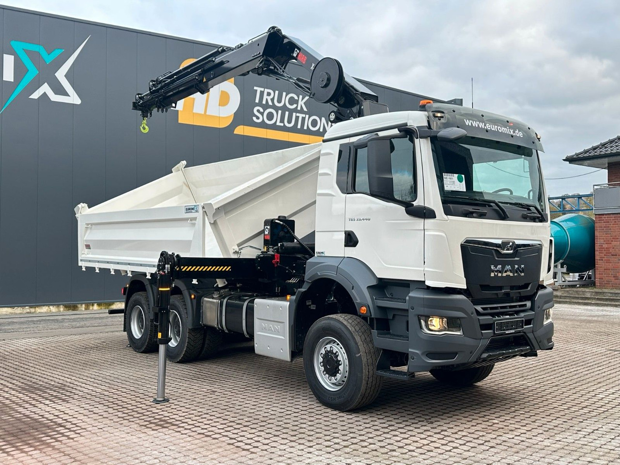 Camion benne, Camion grue MAN TGS 33.440 6x6 /3-Seiten- Kipper / Kran HIAB 302: photos 19
