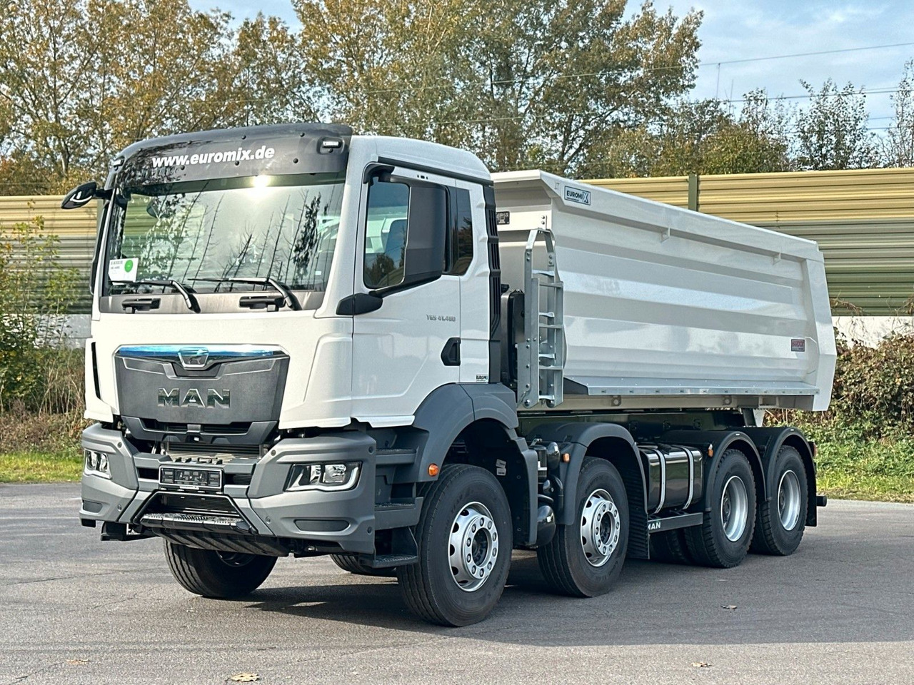 MAN TGS 41.480 BB 8X4 Euromix Mulden Kipper HARDOX - Camion benne: photos 1 MAN TGS 41.480 BB 8X4 Euromix Mulden Kipper HARDOX - Camion benne: photos 1
