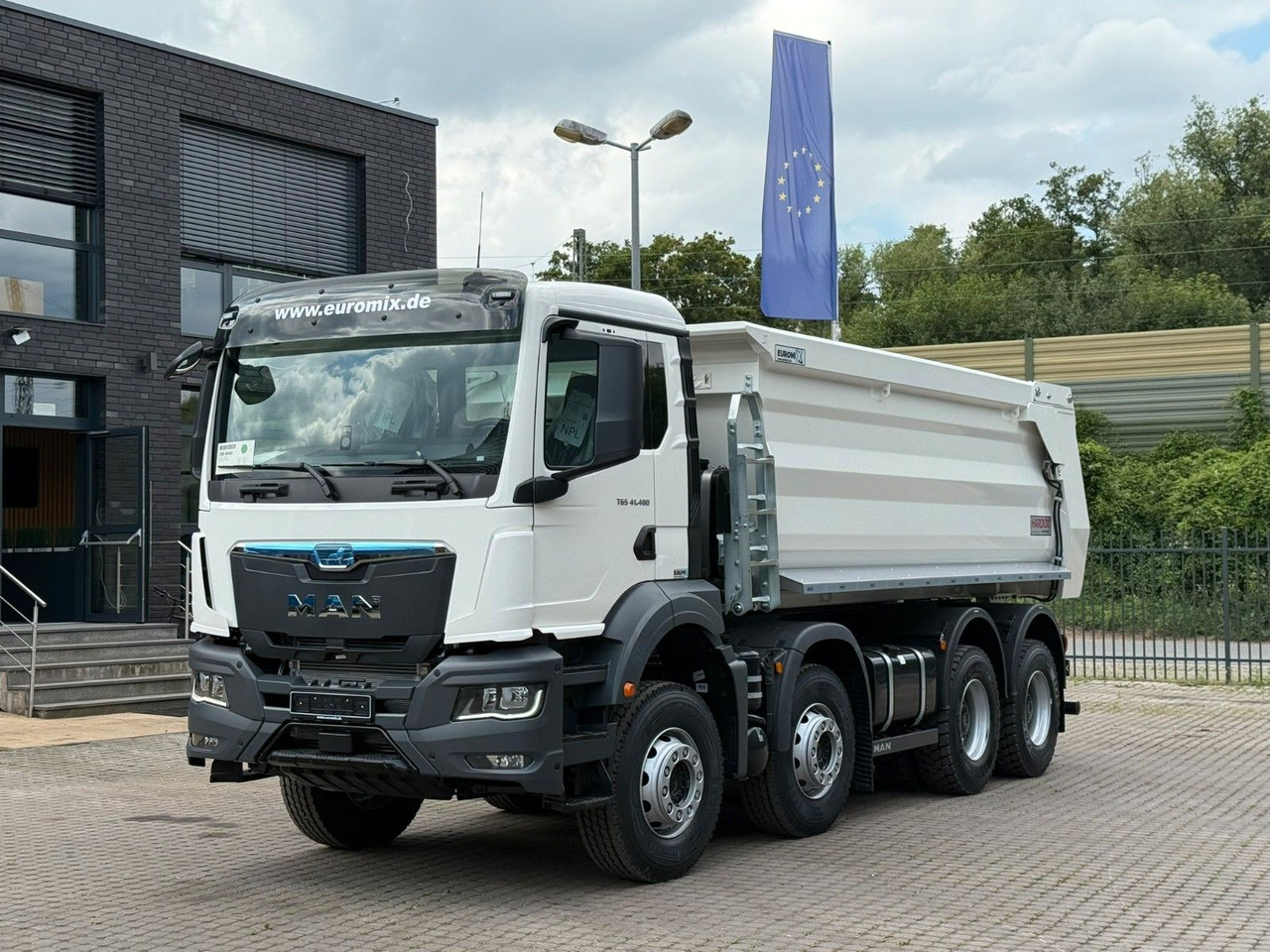 MAN TGS 41.480 BB 8X4 Euromix Mulden Kipper HARDOX - Camion benne: photos 4 MAN TGS 41.480 BB 8X4 Euromix Mulden Kipper HARDOX - Camion benne: photos 4