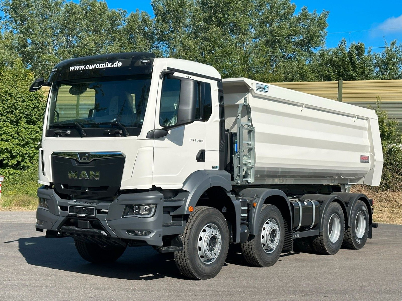 MAN TGS 41.480 BB 8X4 Euromix Mulden Kipper HARDOX - Camion benne: photos 2 MAN TGS 41.480 BB 8X4 Euromix Mulden Kipper HARDOX - Camion benne: photos 2
