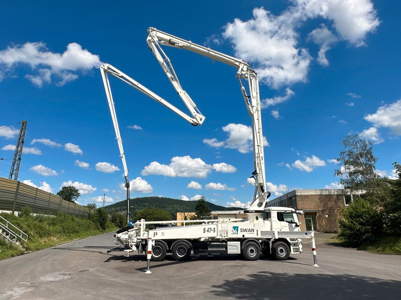 Camion malaxeur MAN TGS 41.520 8x4 SWAN TSP 47-5 160RZ    ( 47m ): photos 24