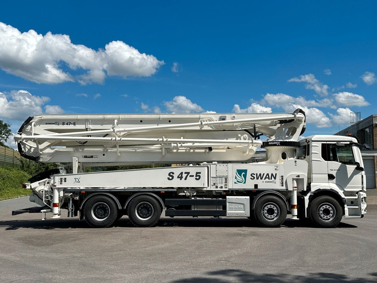 Camion malaxeur MAN TGS 41.520 8x4 SWAN TSP 47-5 160RZ    ( 47m ): photos 7