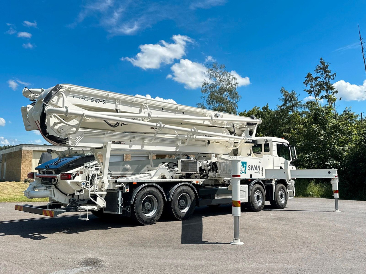 Camion malaxeur MAN TGS 41.520 8x4 SWAN TSP 47-5 160RZ    ( 47m ): photos 11