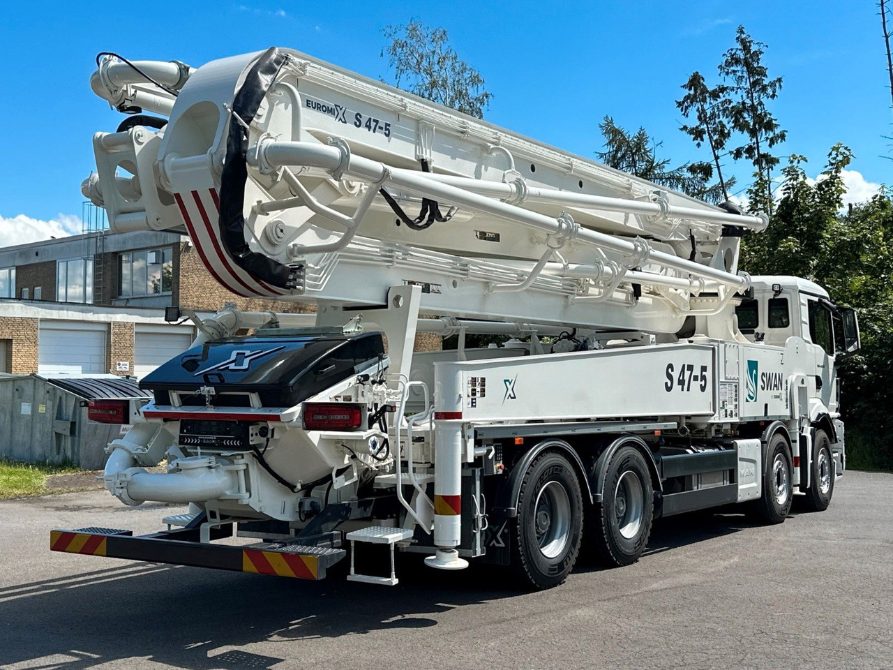 Camion malaxeur MAN TGS 41.520 8x4 SWAN TSP 47-5 160RZ    ( 47m ): photos 5