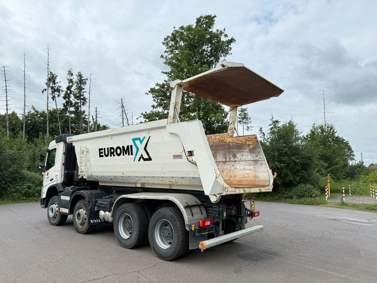 Camion benne Volvo FMX 430 8X4 EuromixMTP 16m³ Hydraulische Klappe: photos 8