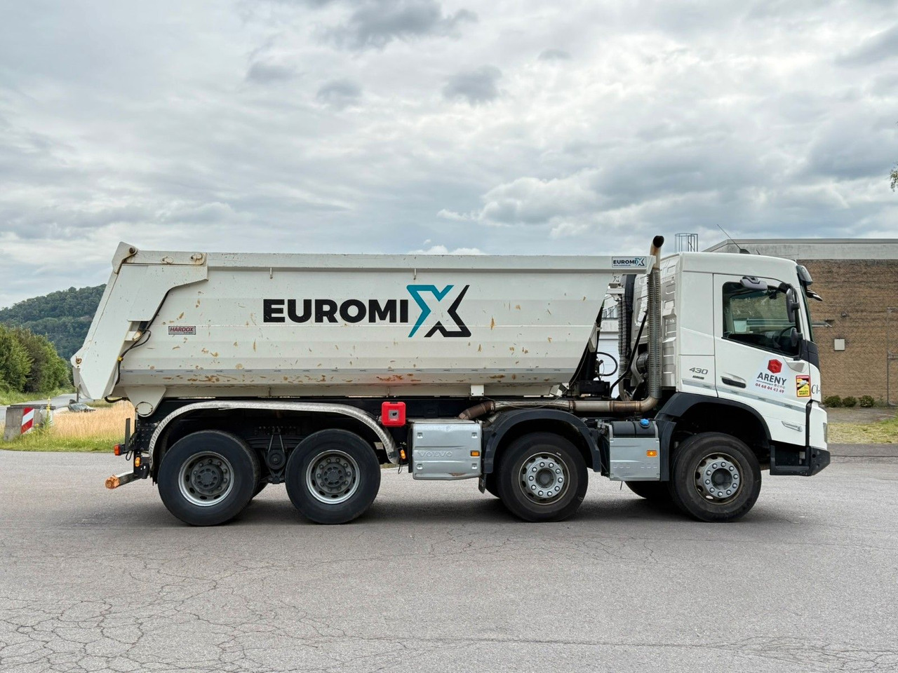 Camion benne Volvo FMX 430 8X4 EuromixMTP 16m³ Hydraulische Klappe: photos 6
