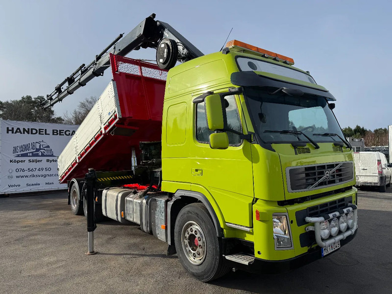 Volvo 6x2, Bucket-truck with Tipper + Crane, 2009 - Camion, Camion grue: photos 1 Volvo 6x2, Bucket-truck with Tipper + Crane, 2009 - Camion, Camion grue: photos 1