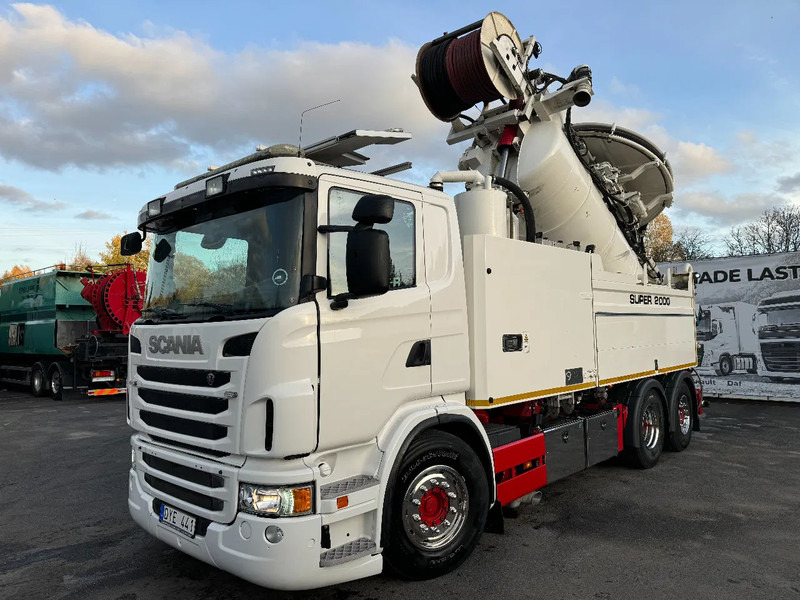 Scania G440 6x2*4, Euro 6, Wiedemann Super 2000 (6+4,5m3) + Recycler, 2013 - Camion hydrocureur: photos 3 Scania G440 6x2*4, Euro 6, Wiedemann Super 2000 (6+4,5m3) + Recycler, 2013 - Camion hydrocureur: photos 3