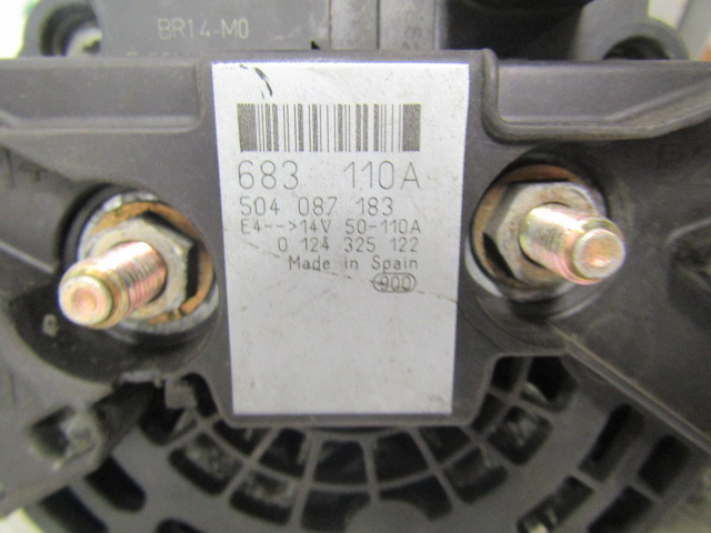 IVECO DAILY 3.0 (FICE 3481C) ALTERNATOR 110AMP P/NO 504087183 - Système électrique pour Camion: photos 2 IVECO DAILY 3.0 (FICE 3481C) ALTERNATOR 110AMP P/NO 504087183 - Système électrique pour Camion: photos 2