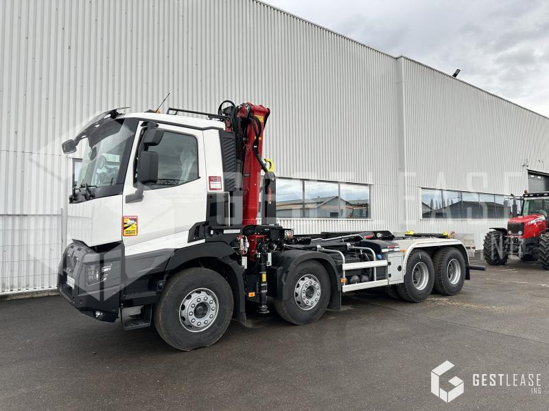 Camion ampliroll, Camion grue neuf Renault Gamme C 480.19