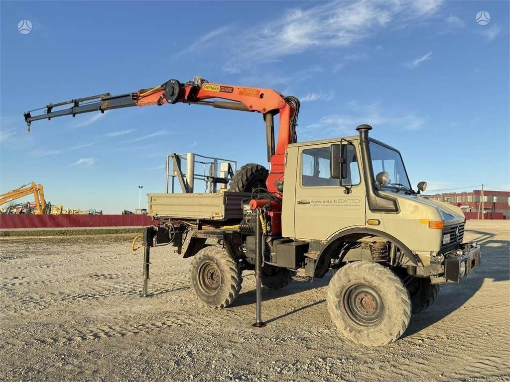 Mercedes-Benz Unimog Palfinger PK 12000 18 m 6.8 t Radio - Camion benne: photos 3 Mercedes-Benz Unimog Palfinger PK 12000 18 m 6.8 t Radio - Camion benne: photos 3