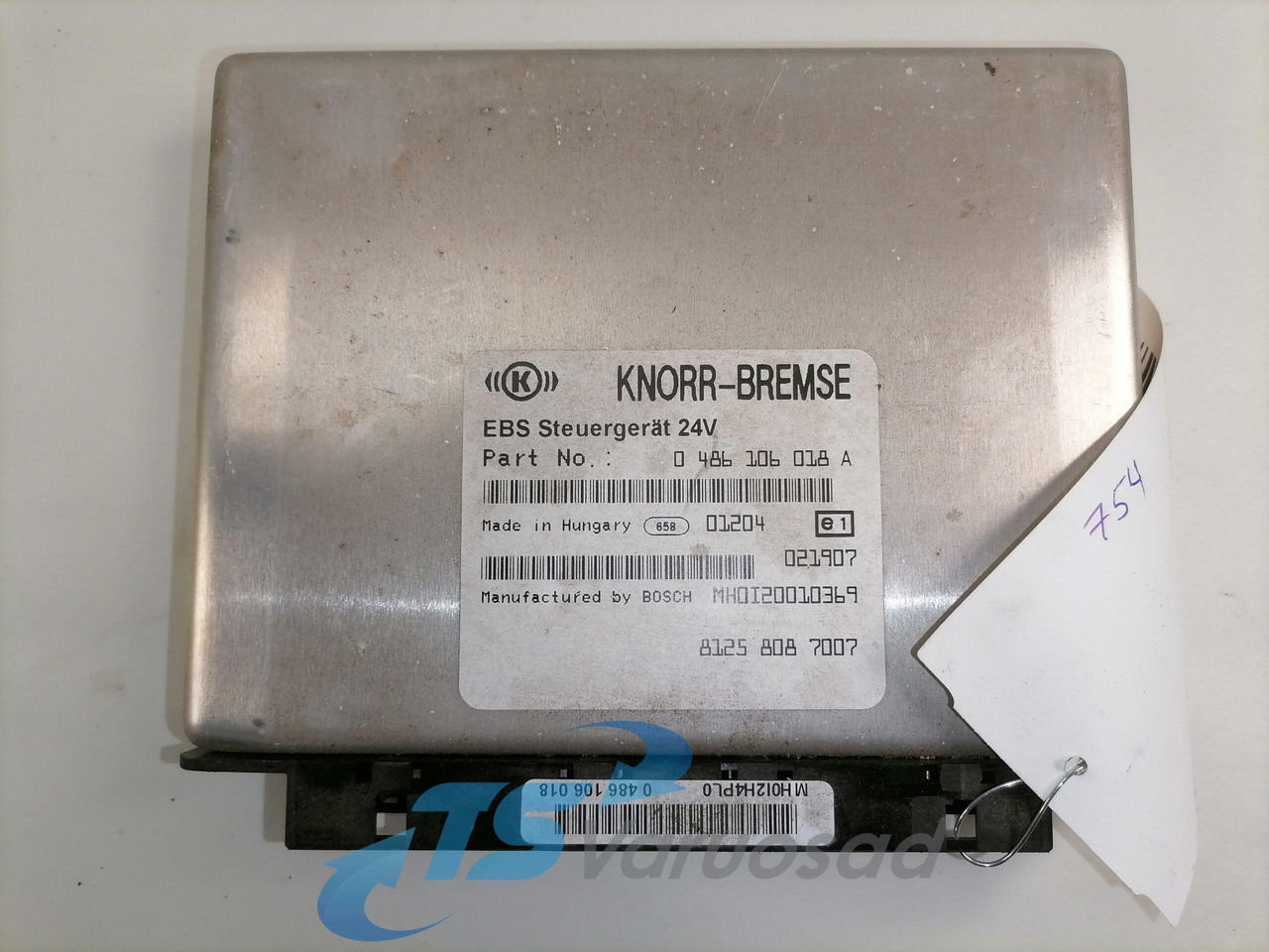 MAN Ecu, EBS 81258087007 - Bloc de gestion pour Camion: photos 3 MAN Ecu, EBS 81258087007 - Bloc de gestion pour Camion: photos 3