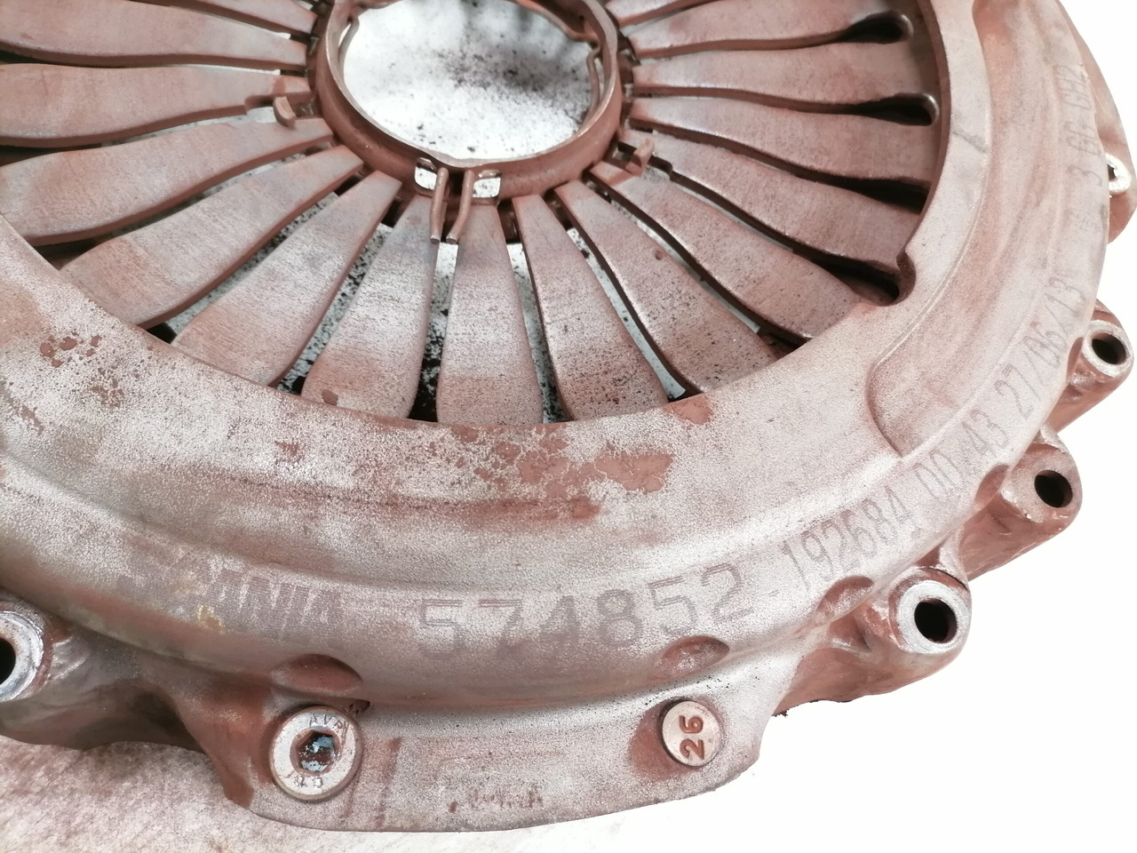 Scania Clutch cover 574852 - Embrayage et pièces pour Camion: photos 4 Scania Clutch cover 574852 - Embrayage et pièces pour Camion: photos 4