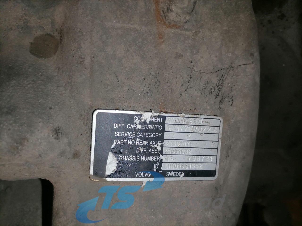 Moteur de translation pour Camion Volvo Volvo reduktor RSS1344D 2,47 21551082: photos 6