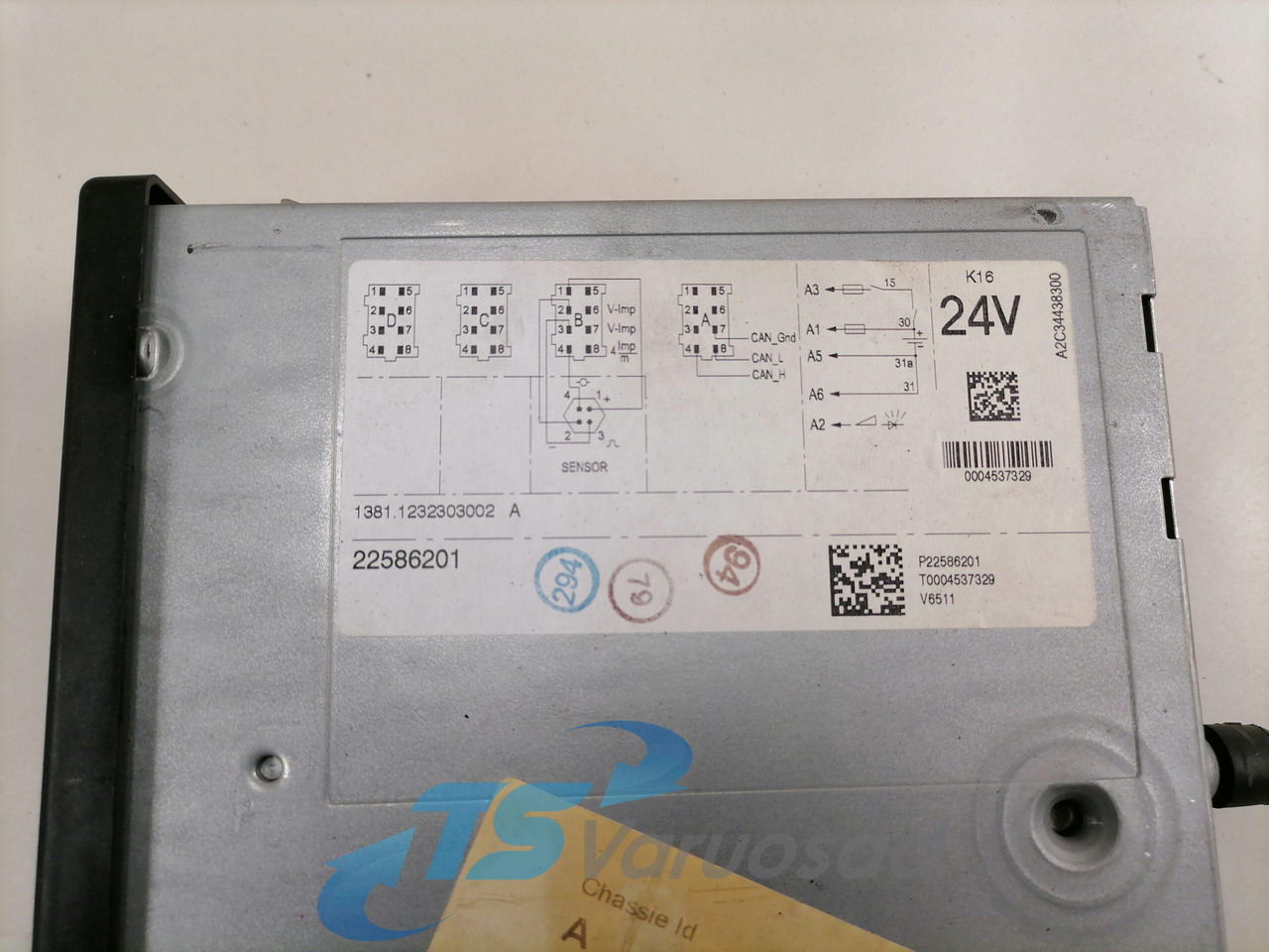 Volvo tachograph 22586201 - Chronotachygraphe pour Camion: photos 2 Volvo tachograph 22586201 - Chronotachygraphe pour Camion: photos 2