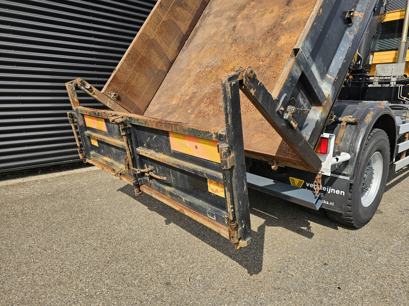 Camion, Camion grue DAF CF 75.250 4X4 / HIAB CRANE + TIPPER / MANUAL / SPRING: photos 16