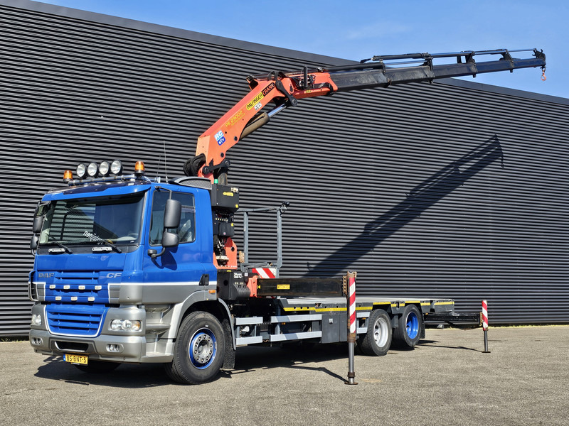 DAF CF85.460 / PALFINGER 29TM / 6X2 / CRANE / KRAN - Camion plateau, Camion grue: photos 1 DAF CF85.460 / PALFINGER 29TM / 6X2 / CRANE / KRAN - Camion plateau, Camion grue: photos 1
