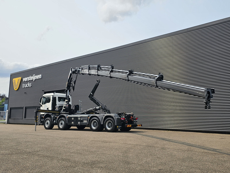 MAN TGS 35.470 8X4 BB / HIAB CRANE + HOOKLIFT - Camion ampliroll, Camion grue: photos 4 MAN TGS 35.470 8X4 BB / HIAB CRANE + HOOKLIFT - Camion ampliroll, Camion grue: photos 4