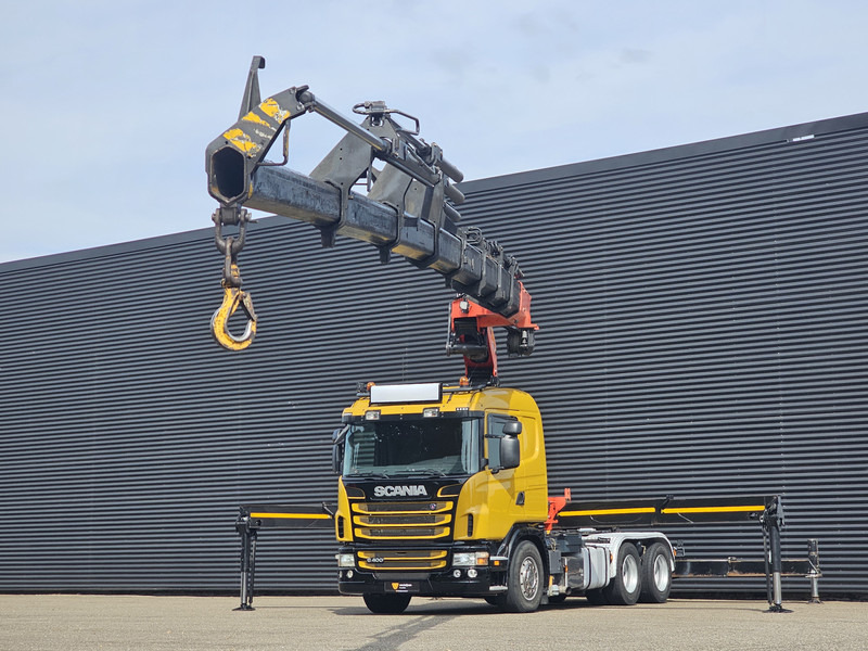 Scania G400 6x2 / PALFINGER PK 60002 / WINCH / BALLAST - Camion grue: photos 4 Scania G400 6x2 / PALFINGER PK 60002 / WINCH / BALLAST - Camion grue: photos 4