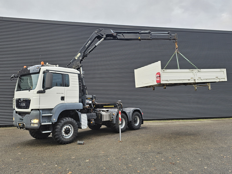 MAN TGS 26.480 6x6 / HIAB CRANE / TRACTOR + BOX TRUCK - Tracteur routier: photos 1 MAN TGS 26.480 6x6 / HIAB CRANE / TRACTOR + BOX TRUCK - Tracteur routier: photos 1