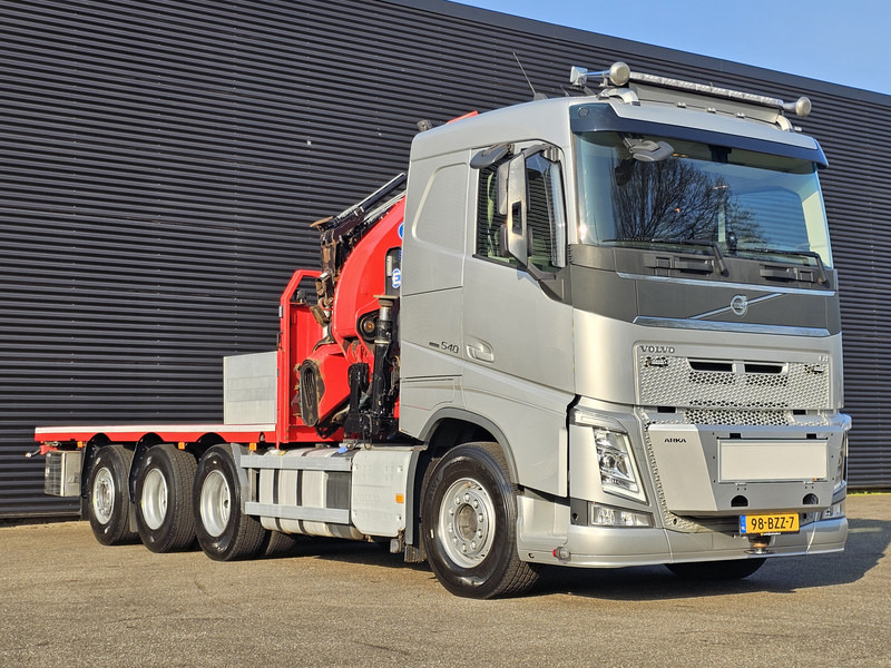 Camion plateau, Camion grue Volvo FH540 / EFFER 525S / JIB 4S-HD / 8x4/4: photos 11