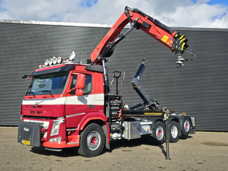 Volvo FM 420 8x2 / HIAB HOOKLIFT + 30 t/m CRANE - KRAN - Camion ampliroll, Camion grue: photos 4 Volvo FM 420 8x2 / HIAB HOOKLIFT + 30 t/m CRANE - KRAN - Camion ampliroll, Camion grue: photos 4