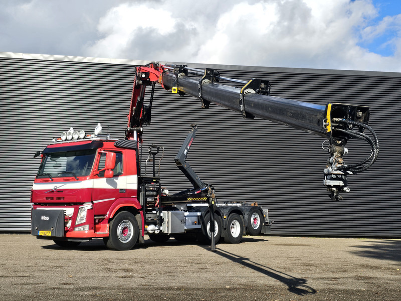Volvo FM 420 8x2 / HIAB HOOKLIFT + 30 t/m CRANE - KRAN - Camion ampliroll, Camion grue: photos 3 Volvo FM 420 8x2 / HIAB HOOKLIFT + 30 t/m CRANE - KRAN - Camion ampliroll, Camion grue: photos 3