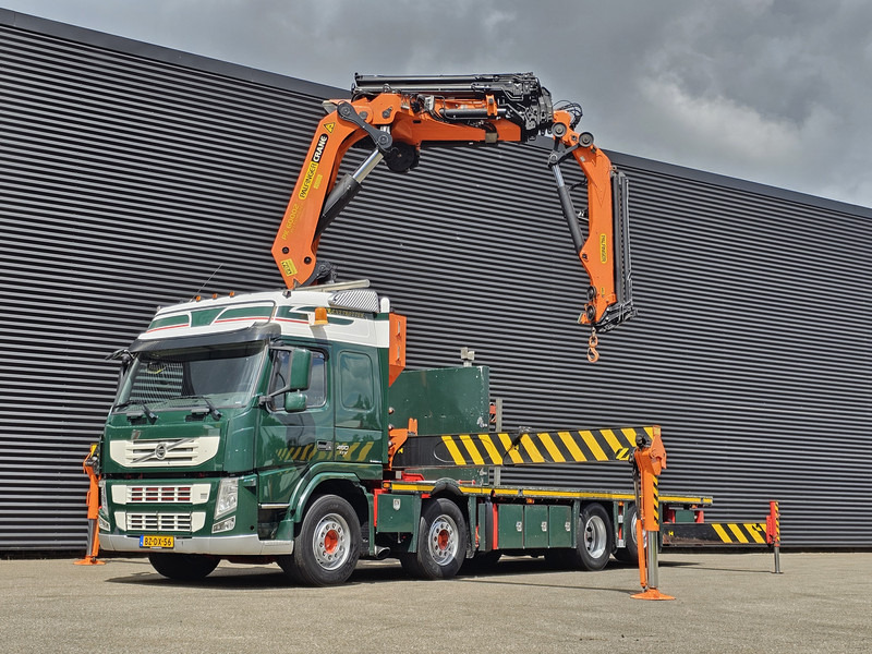 Volvo FM 460 8X2 / PALFINGER PK60002 /JIB / WINCH - Camion plateau, Camion grue: photos 2 Volvo FM 460 8X2 / PALFINGER PK60002 /JIB / WINCH - Camion plateau, Camion grue: photos 2