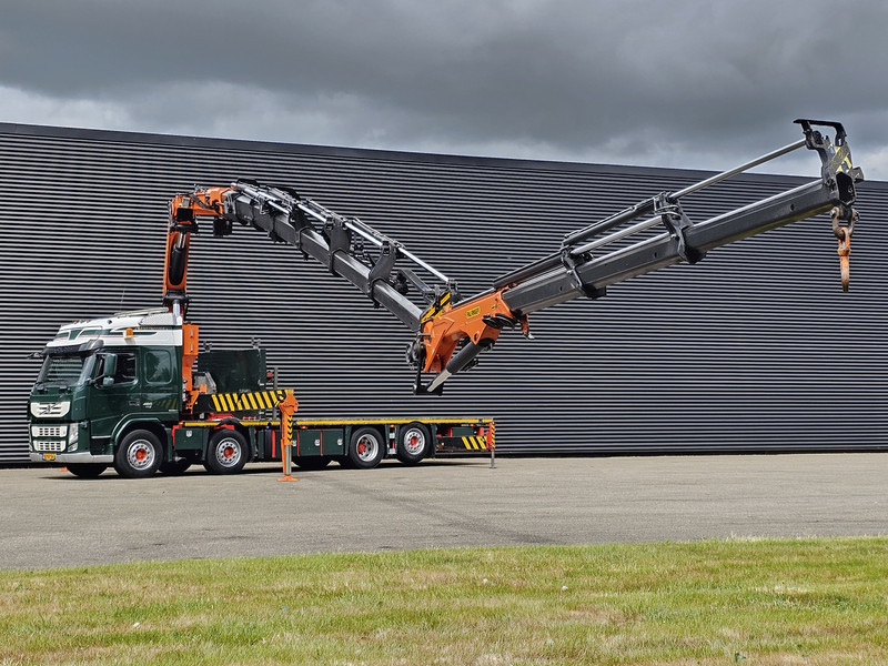Volvo FM 460 8X2 / PALFINGER PK60002 /JIB / WINCH - Camion plateau, Camion grue: photos 3 Volvo FM 460 8X2 / PALFINGER PK60002 /JIB / WINCH - Camion plateau, Camion grue: photos 3