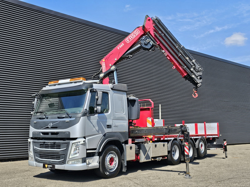 Volvo FM 460 8x4-4 / FASSI 36.5 t/m -8 x EXTENSION + WINCH - Camion plateau, Camion grue: photos 5 Volvo FM 460 8x4-4 / FASSI 36.5 t/m -8 x EXTENSION + WINCH - Camion plateau, Camion grue: photos 5
