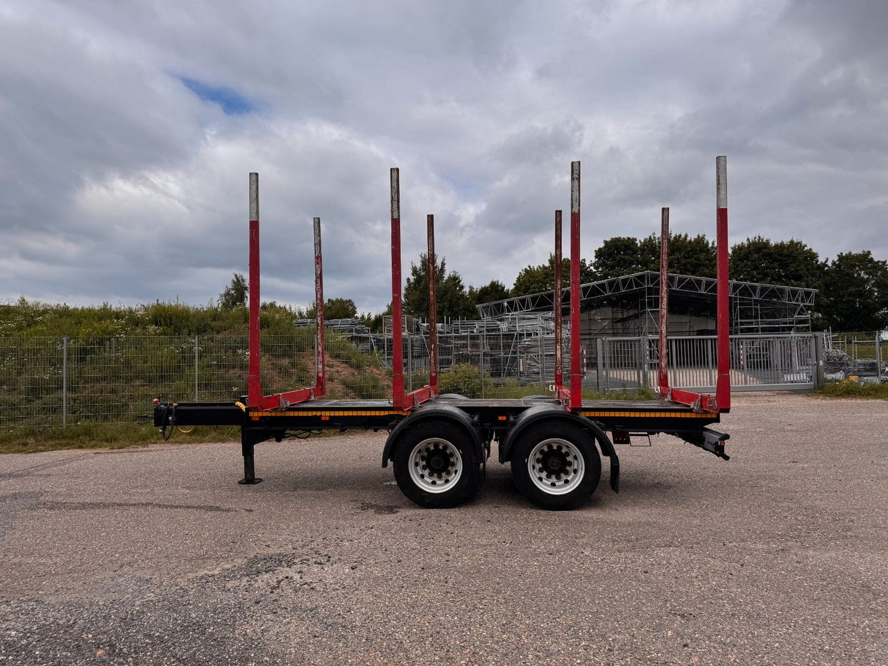 Goldhofer Glogger 2 Achser 14,5 m 18 to. Holztransporter - Remorque grumier: photos 1 Goldhofer Glogger 2 Achser 14,5 m 18 to. Holztransporter - Remorque grumier: photos 1