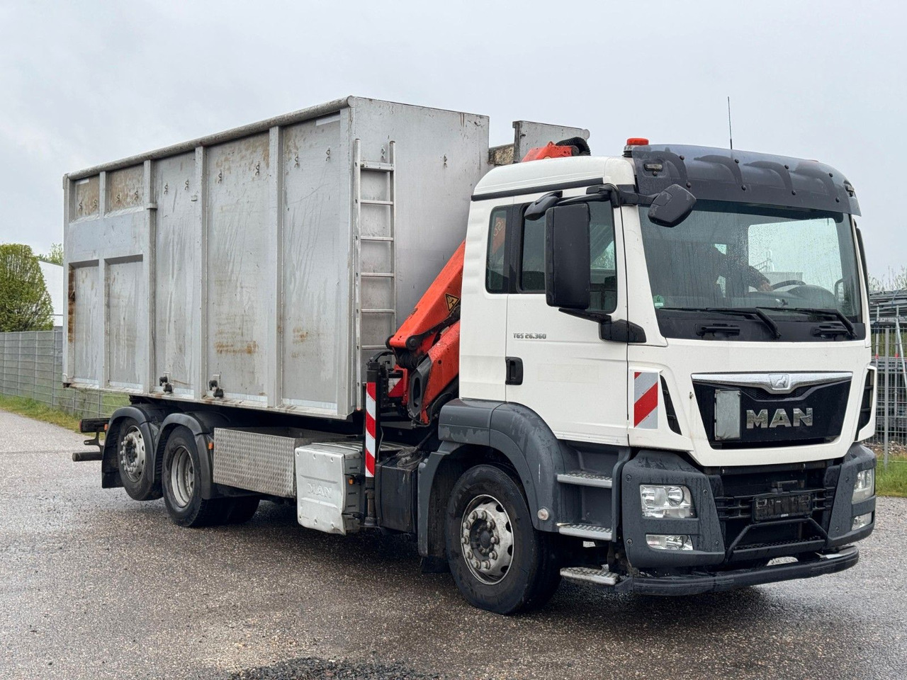 MAN 26.360 TGS Pafinger PK12002 Glaskipper 2 Trennw. - Camion benne: photos 3 MAN 26.360 TGS Pafinger PK12002 Glaskipper 2 Trennw. - Camion benne: photos 3