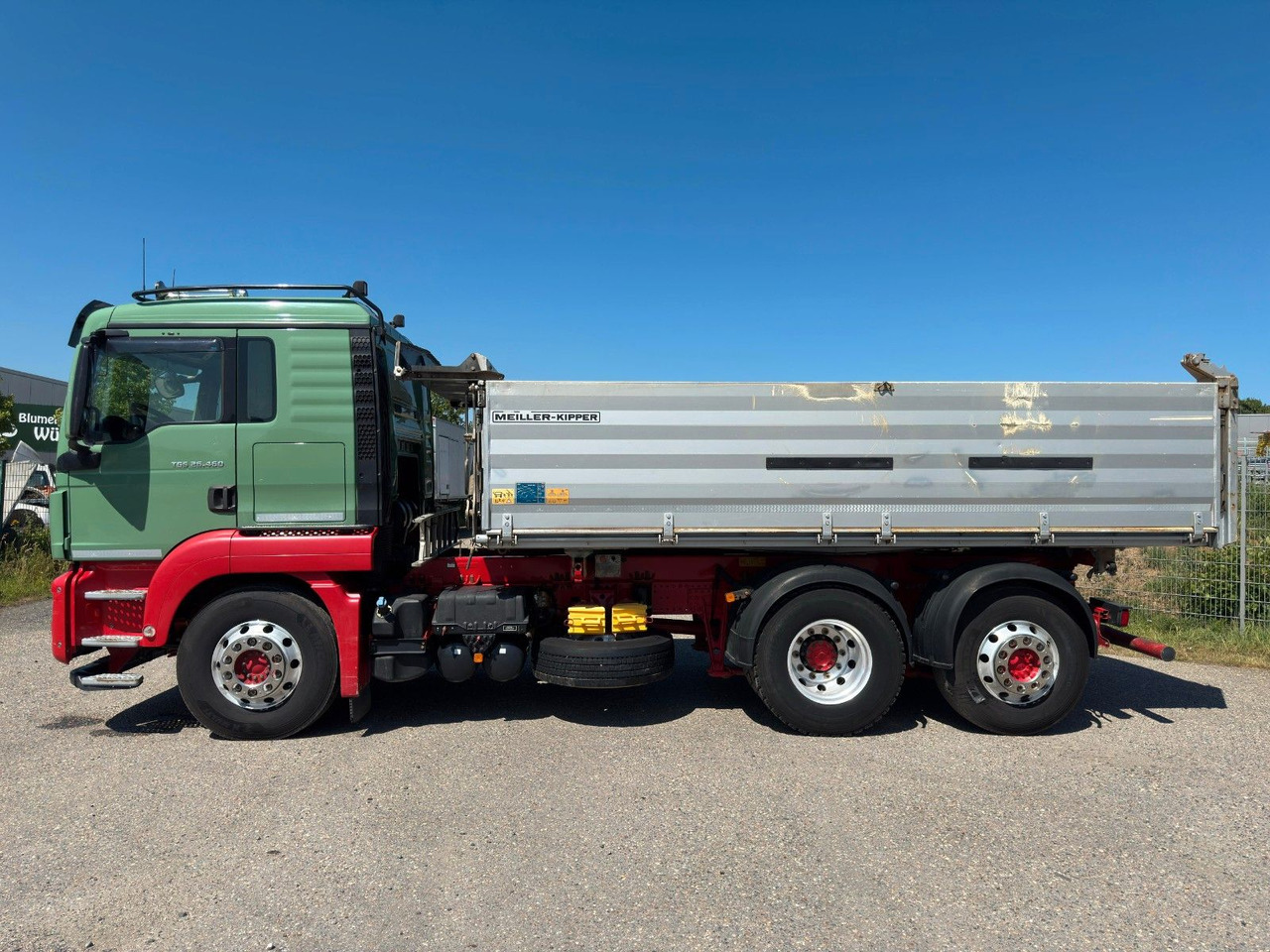 Camion benne MAN 26.460 6x2 Meiller 3. Seitenkipper: photos 12