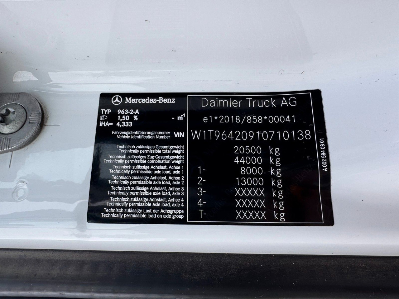 Mercedes-Benz 1840 2140 4X2 Kipper % Kran mit Funk Top Zust. - Camion benne: photos 3 Mercedes-Benz 1840 2140 4X2 Kipper % Kran mit Funk Top Zust. - Camion benne: photos 3