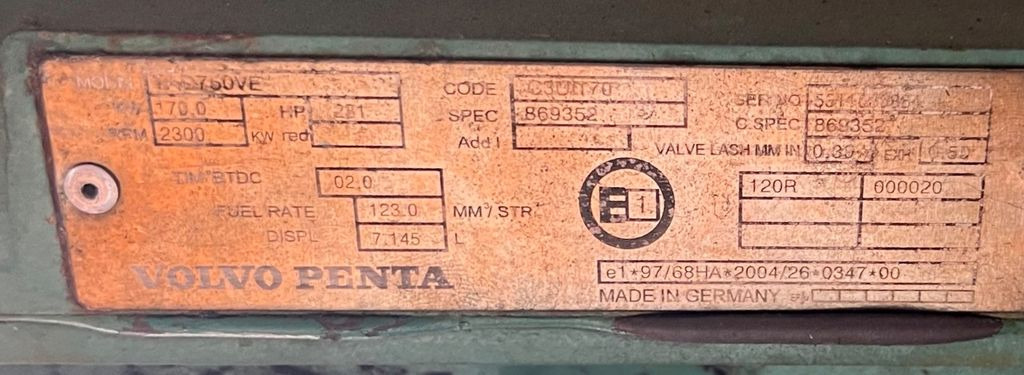 VOLVO PENTA & DANA SPICER Top Zustand VOLVO PENTA & DANA SPICER Top Zustand - Moteur pour Camion: photos 2 VOLVO PENTA & DANA SPICER Top Zustand VOLVO PENTA & DANA SPICER Top Zustand - Moteur pour Camion: photos 2