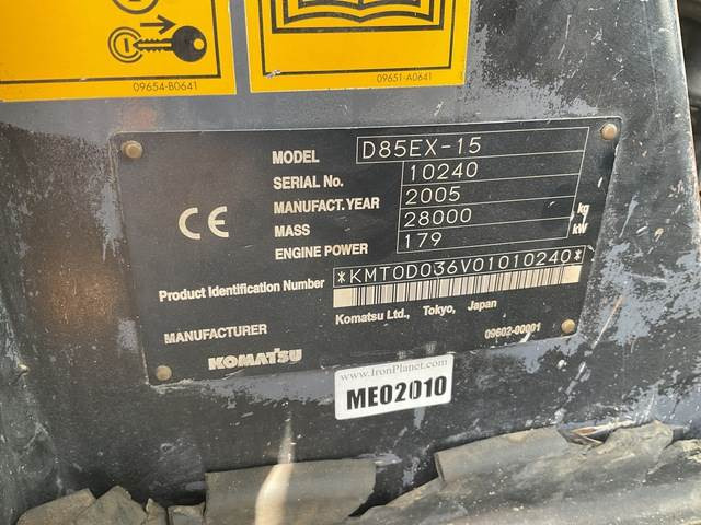 Bulldozer Komatsu D85EX-15: photos 6