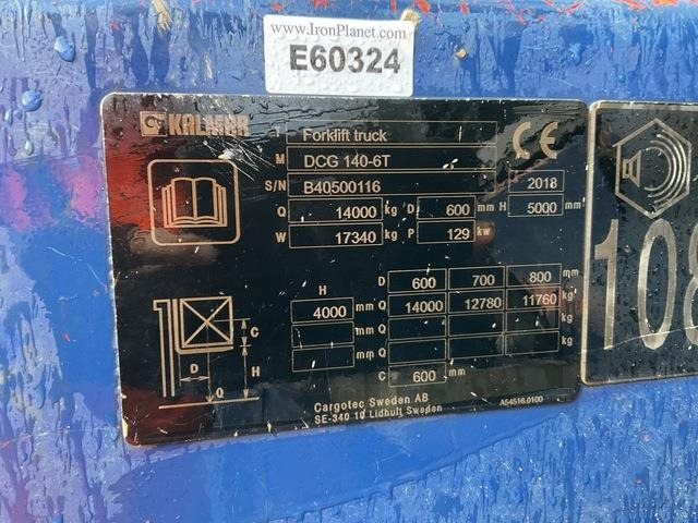 Kalmar DCG140-6T - Chariot élévateur: photos 5 Kalmar DCG140-6T - Chariot élévateur: photos 5