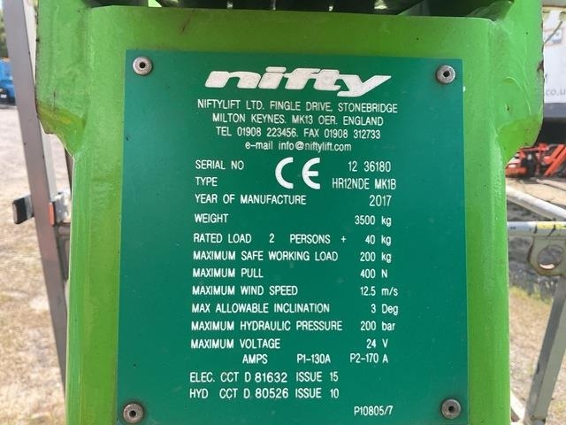 Niftylift HR12NDE - Nacelle articulée: photos 5 Niftylift HR12NDE - Nacelle articulée: photos 5